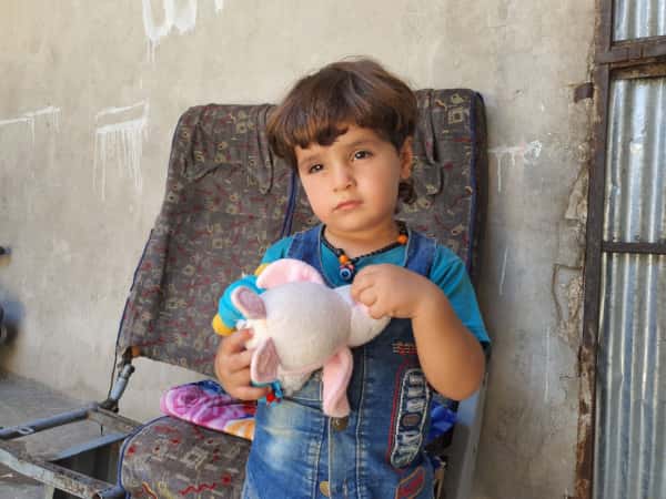 Fhad, a child from Deir ez-Zor, is in need
