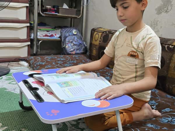 Ghassan dreams to become a doctor.