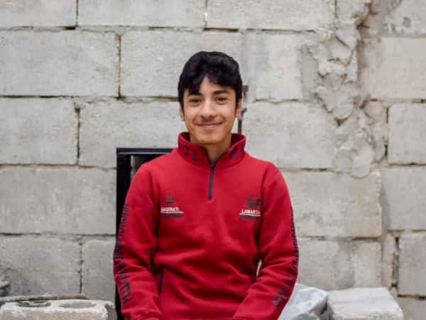 Ali is an orphan from Idlib