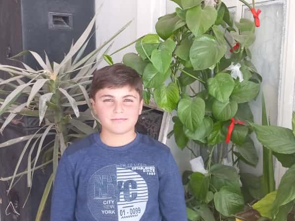 The orphan child, Ahmad, requires your support.