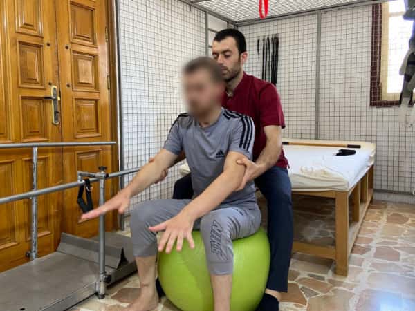 He lost his mobility and is trying to regain his strength. Help Sadiq in his medical journey