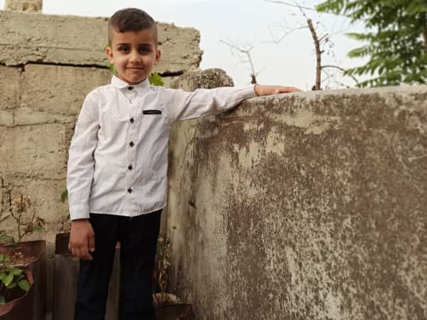 Al-Moataz Billah is an orphan child from Homs
