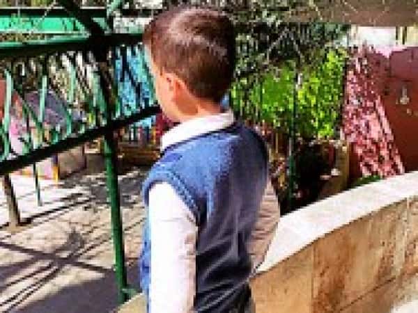 Khaled is an orphan boy who was born in Idlib.