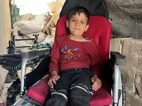 Omran is suffering from cerebral atrophy and is in need of your help.