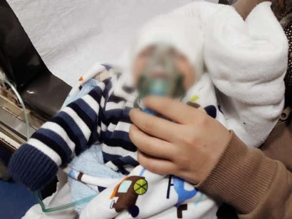 a newborn suffers from stethomyitis