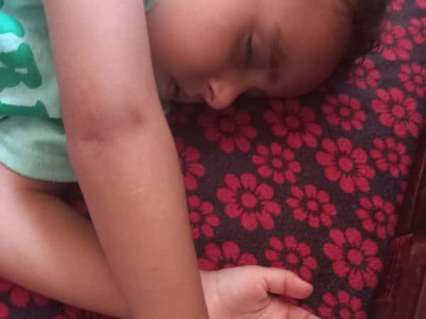 Little Rania is an orphan from Gaza.