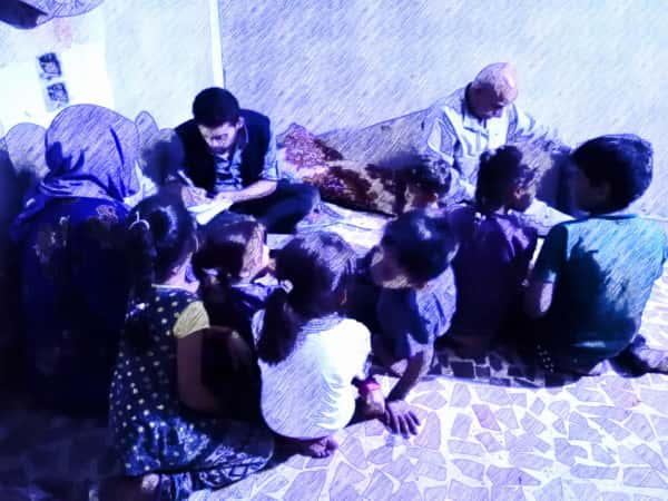 Displacement response - Kafar Takharim