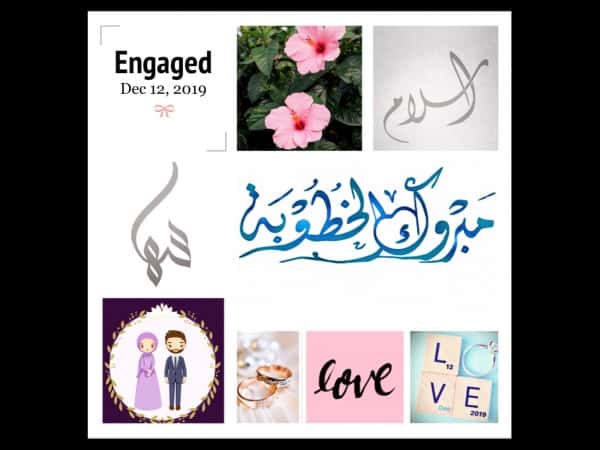 خطبة صديقة العمر ( سها من حلب لاسلام من مصر) وهم بغربتهم بالكويت وهم شايلين هم أوطانهم وحال الناس الصعب بقلوبهم