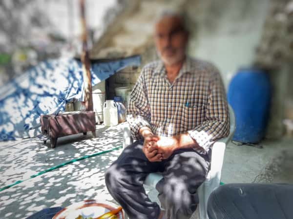 a man with sensorineural  hearing loss