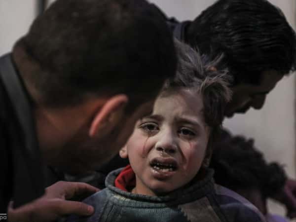 In response to civilians in camps