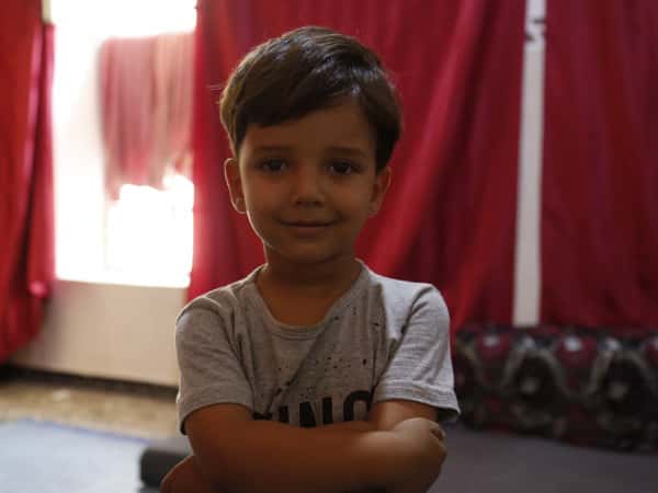Mahmoud is an orphan from Aleppo
