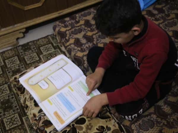Mahmoud is an orphan from Aleppo