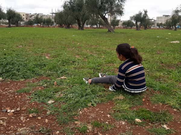Nada is an orphan girl from Idlib