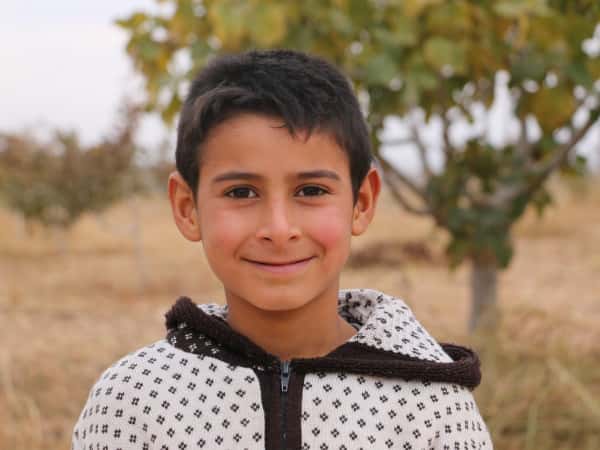 مراد طفل يتيم من الرقة