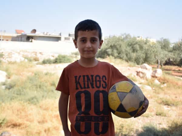 موسى طفل يتيم من حلب