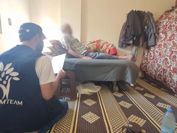 a displaced family without a breadwinner