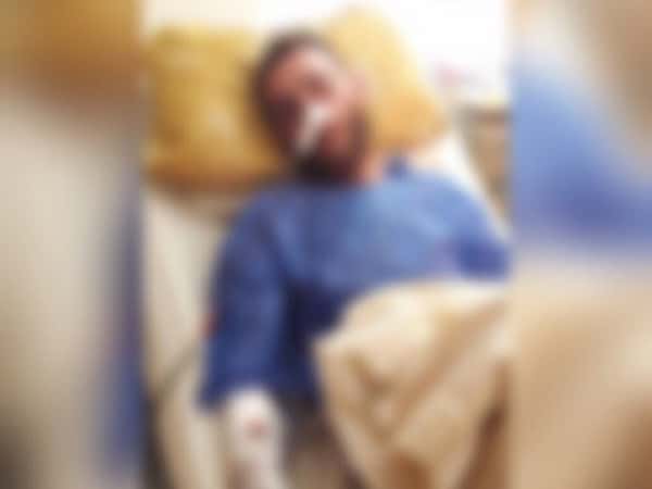 Young man needing surgery