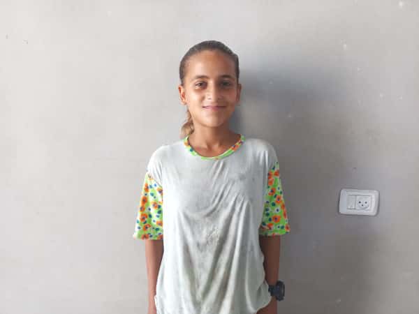 Mena is an orphan from Gazaز