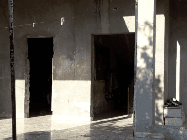 A family in need of household essentials