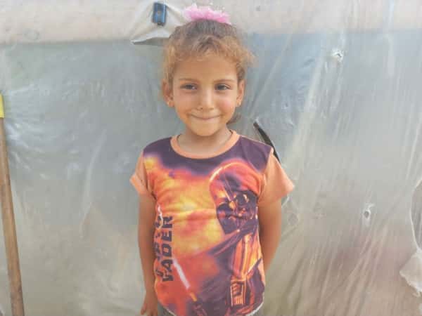 Rola, ein Waisenmädchen aus Gaza