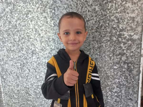 Osama is an orphan child from Gaza.