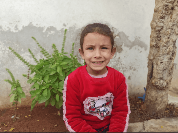Asinat is an orphan child from Idlib