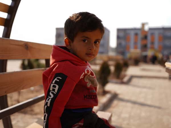 Mohammed is an orphan child from Aleppo