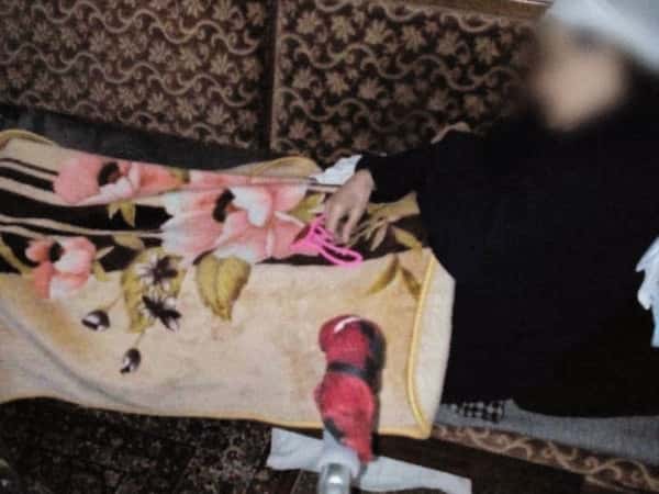 a family in difficult living conditions