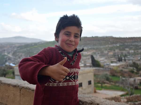Ahmed, an Orphan Child From The City Of Idlib.
