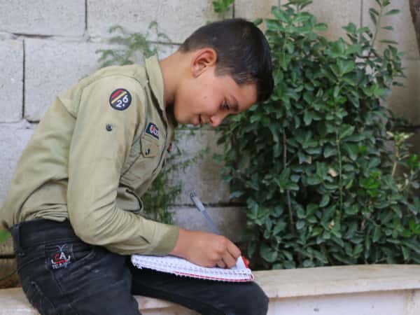 Mohammad is an orphan from Aleppo