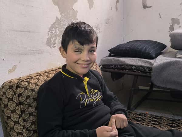 لغمٌ سرق طفولة خليل