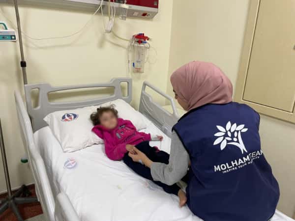 Ameena has a baby born with heart disorders.