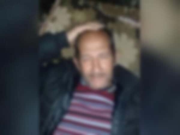 An old man in need for eye surgery