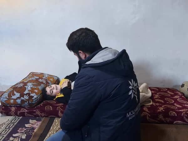 His mother alone fights for him because of the family's poor living conditions.
