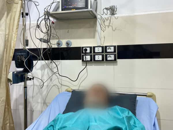 An urgent diagnostic cardiac catheterization and a stent might help save his life!