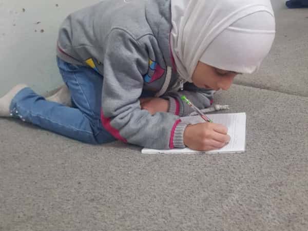 Heyam, an orphan from Damascus countryside