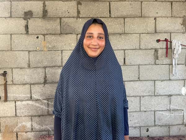 Bayan, an Orphaned Girl from Gaza, Dreams of Becoming a Teacher