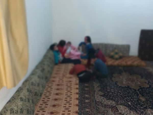 A homeless family