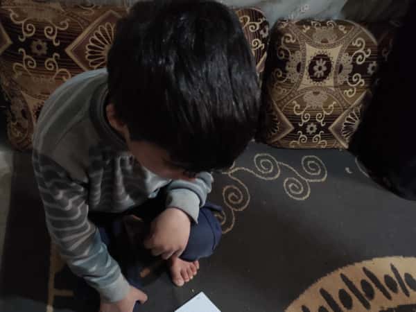 Malek is an orphan from Aleppo
