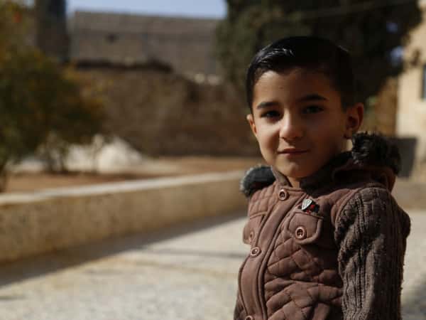 Mustafa is an orphan from Aleppo