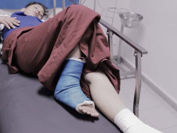 A child who had an accident needs images of head in addition to treatment and medical care