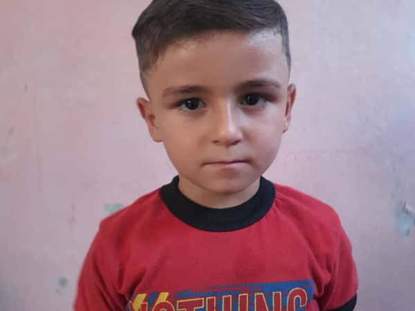 Omar, an orphan, from Damascus