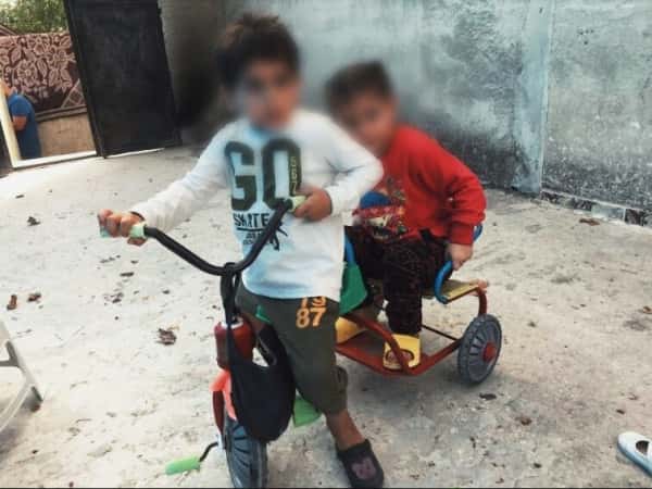a family without a father are fighting poverty and displacement