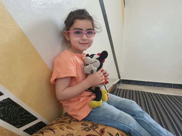 Haya is an orphan from Aleppo.