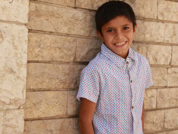 Sari is an orphan child from Idlib.