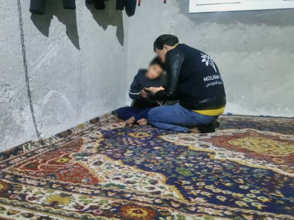 A widow and mother of an orphan who suffers from cerebral atrophy