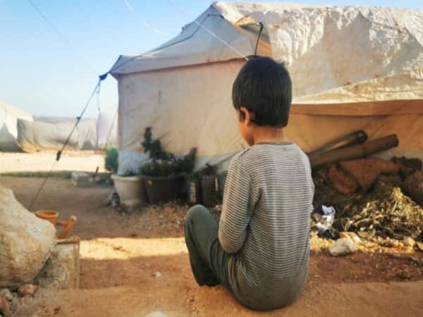 Abdulkarim is an orphan child from Idlib