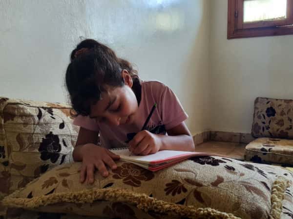 Majd is an orphan girl without a breadwinner