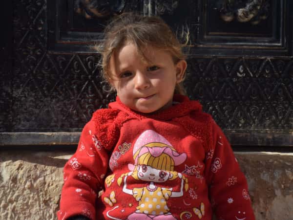 Nabaa becomes an orphan child due to the earthquake.
