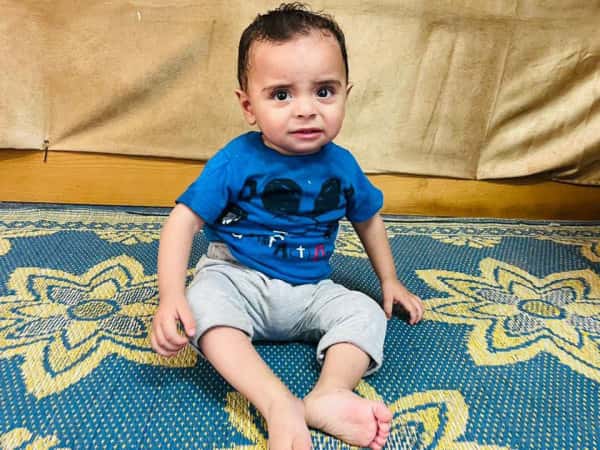 Adam, an orphan from Gaza.